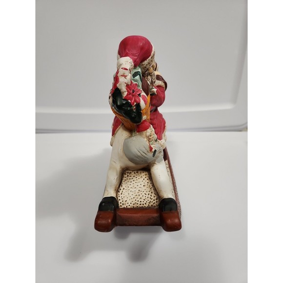 Musical Santa on a rocking horse - Picture 4 of 7